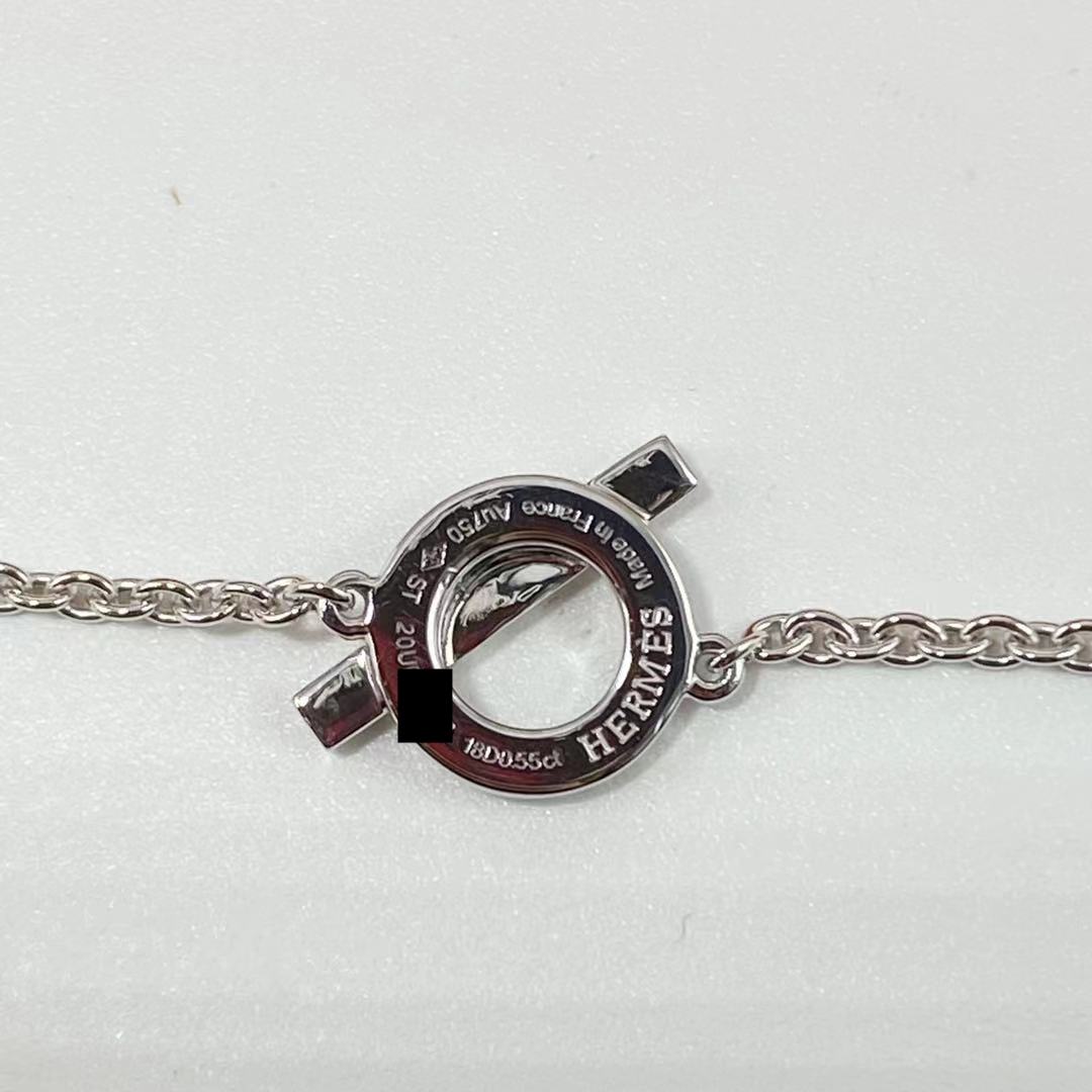 HERMES FINESSE BRACELET WHITEGOLD