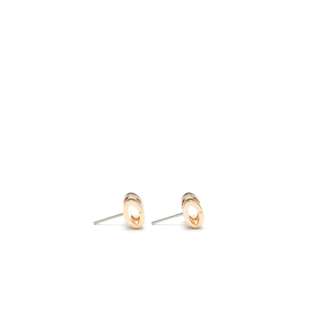 HERMES MINI POP H EARRINGS BLACK RGHW