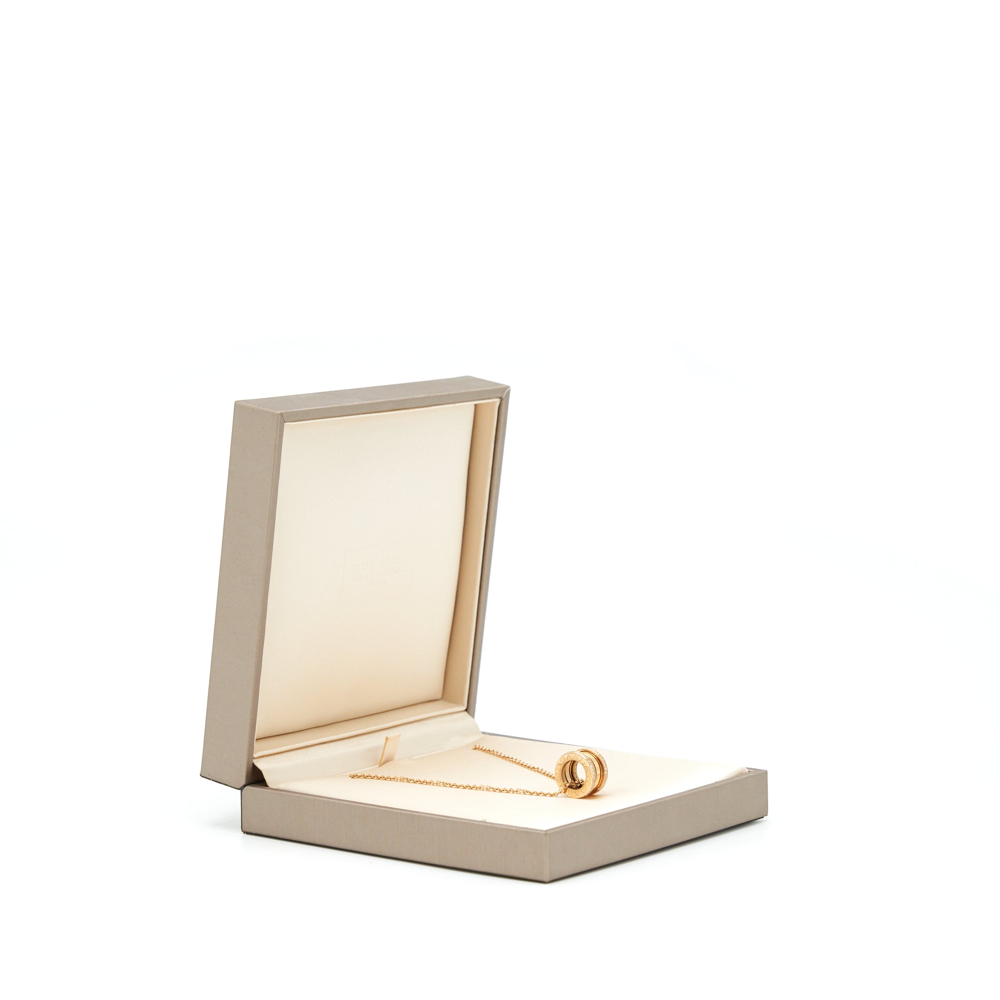 BVLGARI B.ZERO1 NECKLACE ROSE GOLD WITH DIAMONDS