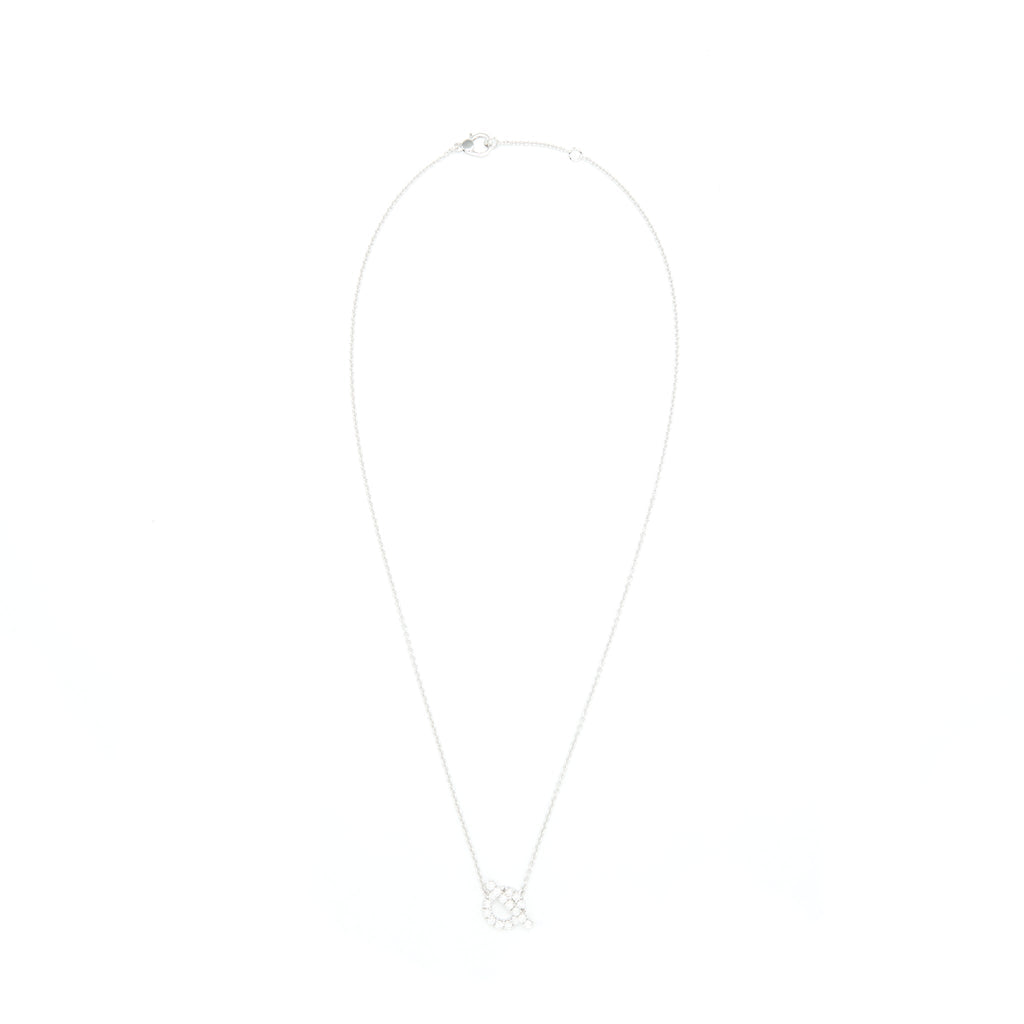 FRED FORCE 10 NECKLACE WHITE GOLD WITH DIAMOND SMALL MODEL