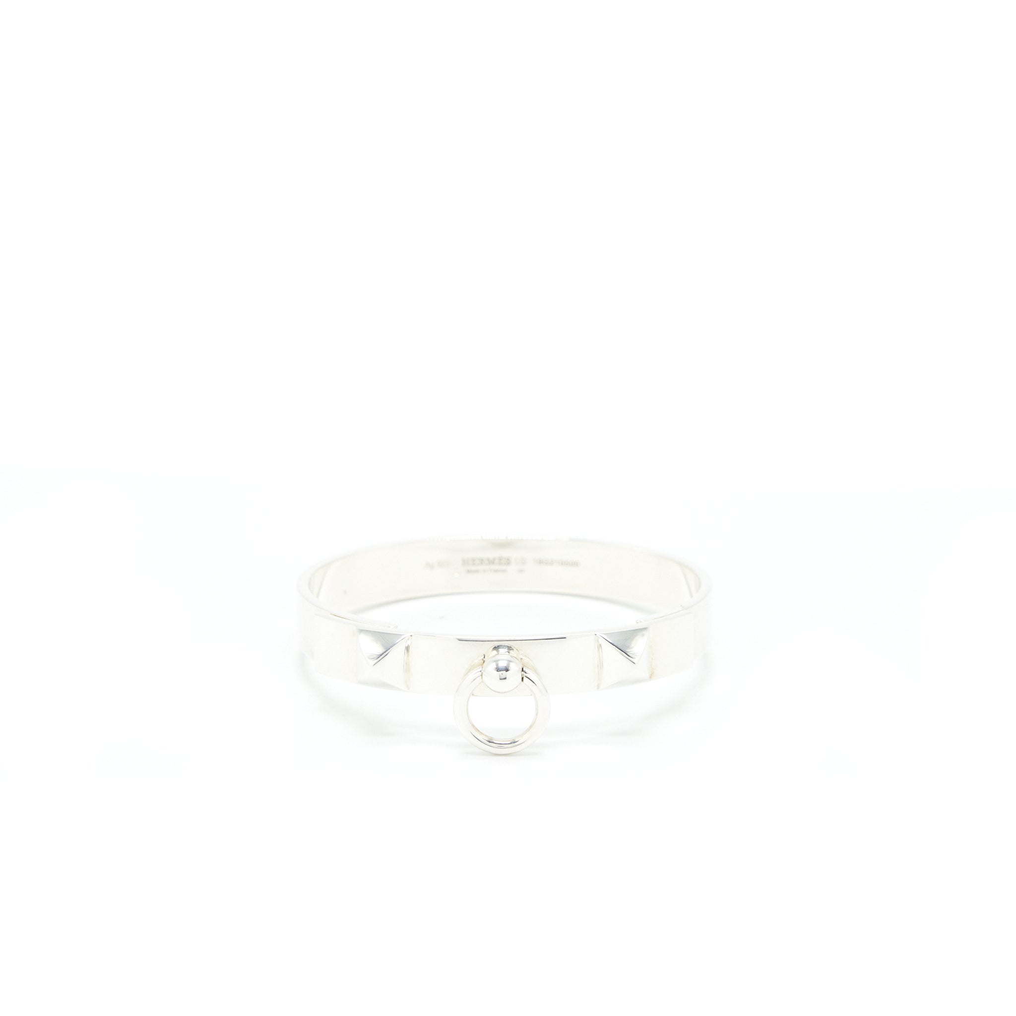 HERMES COLLIER DE CHIEN BRACELET IN STERLING SLIVER