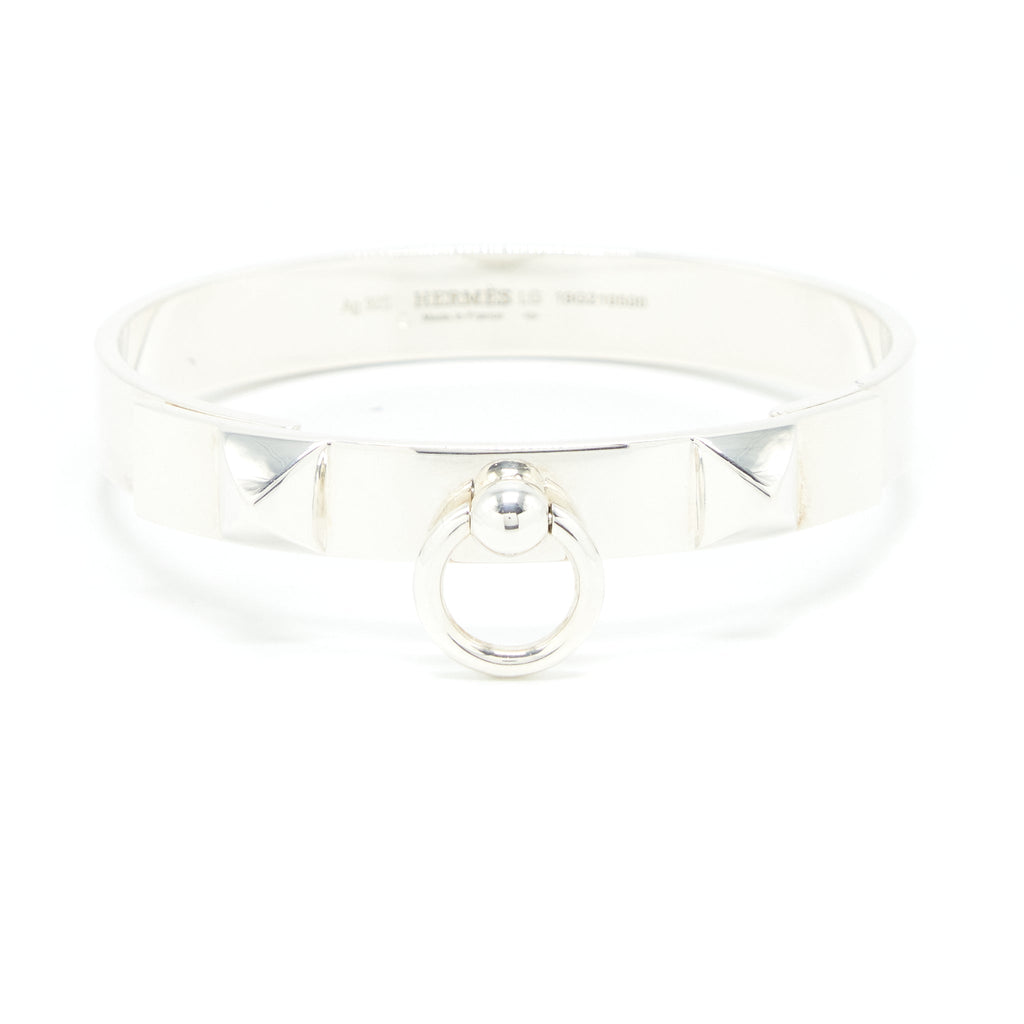 HERMES COLLIER DE CHIEN BRACELET IN STERLING SLIVER