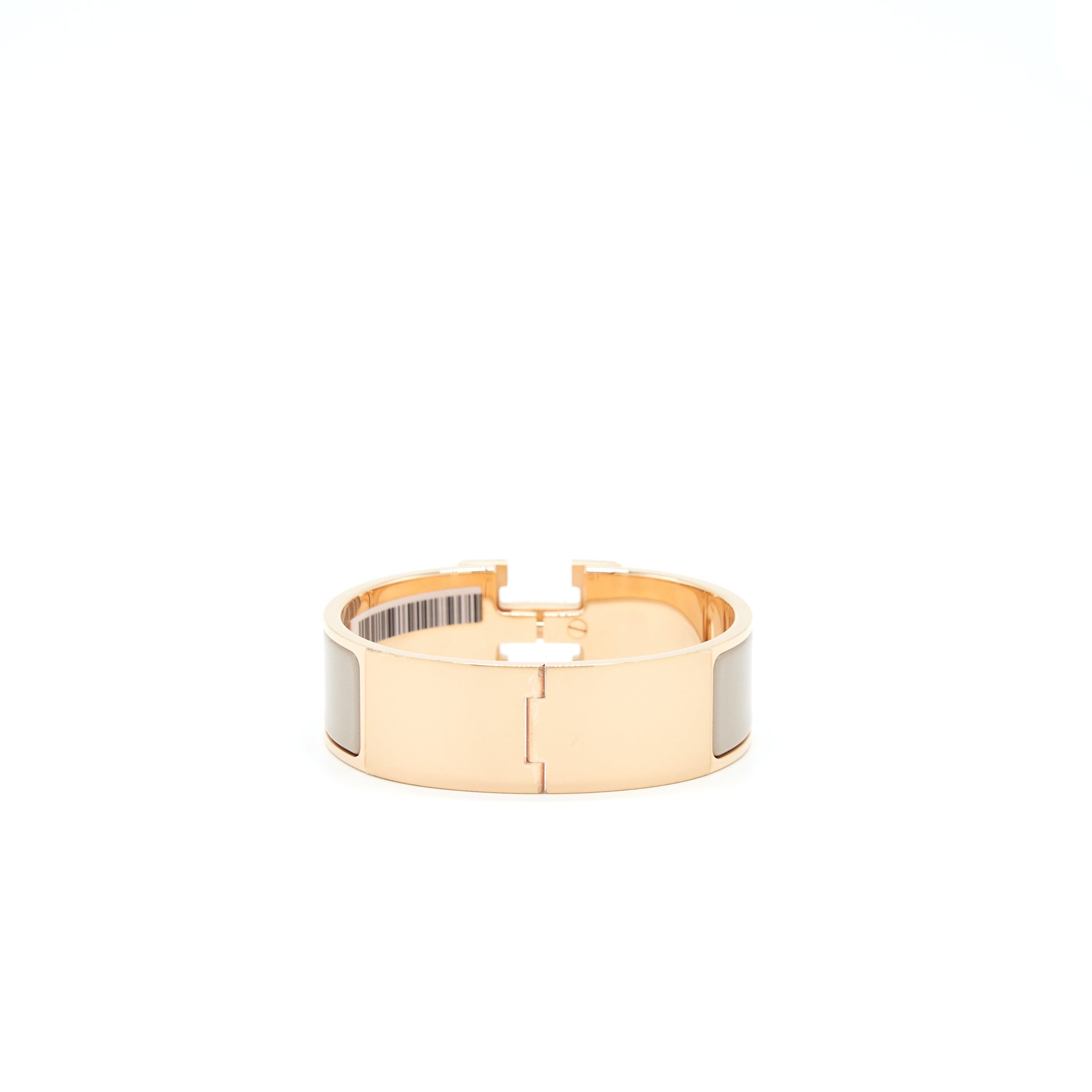 HERMES CLIC CLAC BRACELET MARRON GLACÉ RGHW
