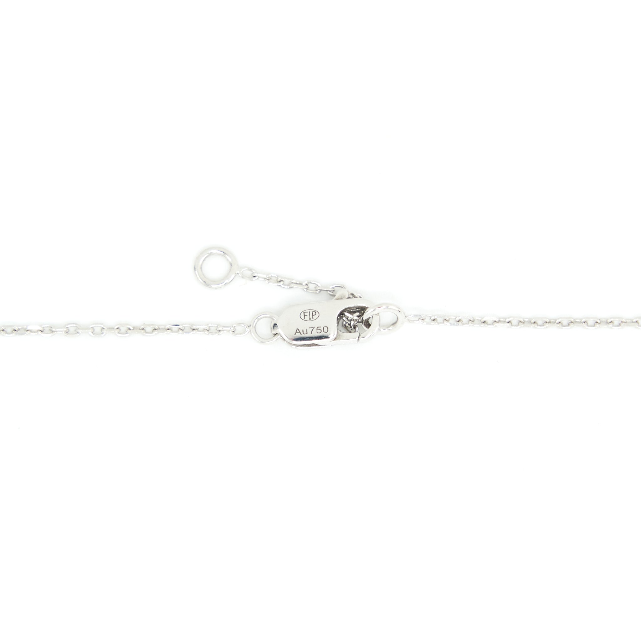 FRED FORCE 10 NECKLACE WHITE GOLD WITH DIAMOND SMALL MODEL