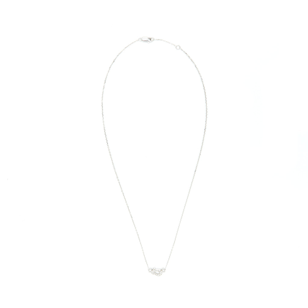 HERMES FINESSE PENDANT WHITE GOLD WITH DIAMONDS