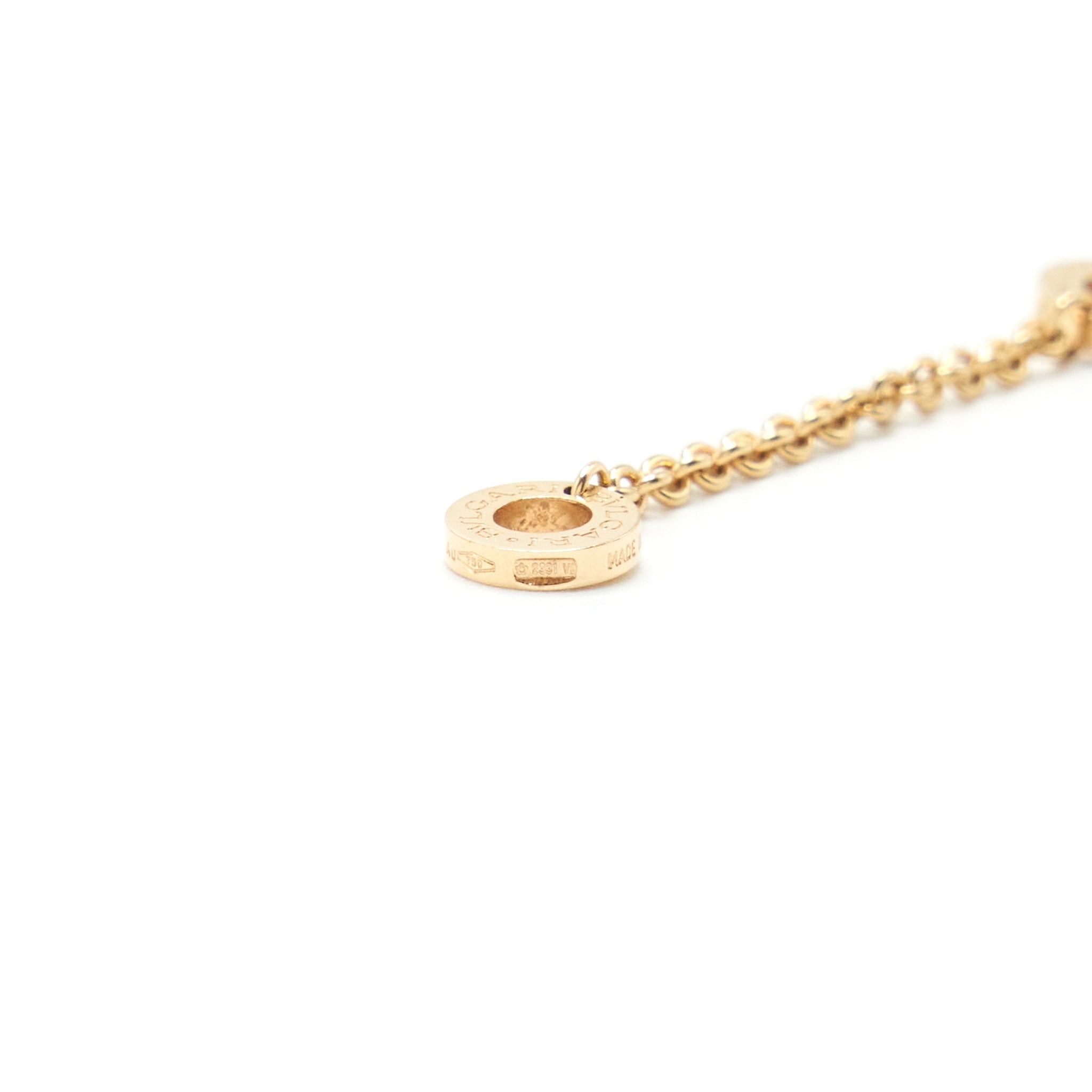 BVLGARI B.ZERO1 NECKLACE ROSE GOLD WITH DIAMONDS