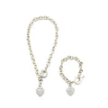 TIFFANY HEART TOGGLE BRACELET/ NECKLACE SET