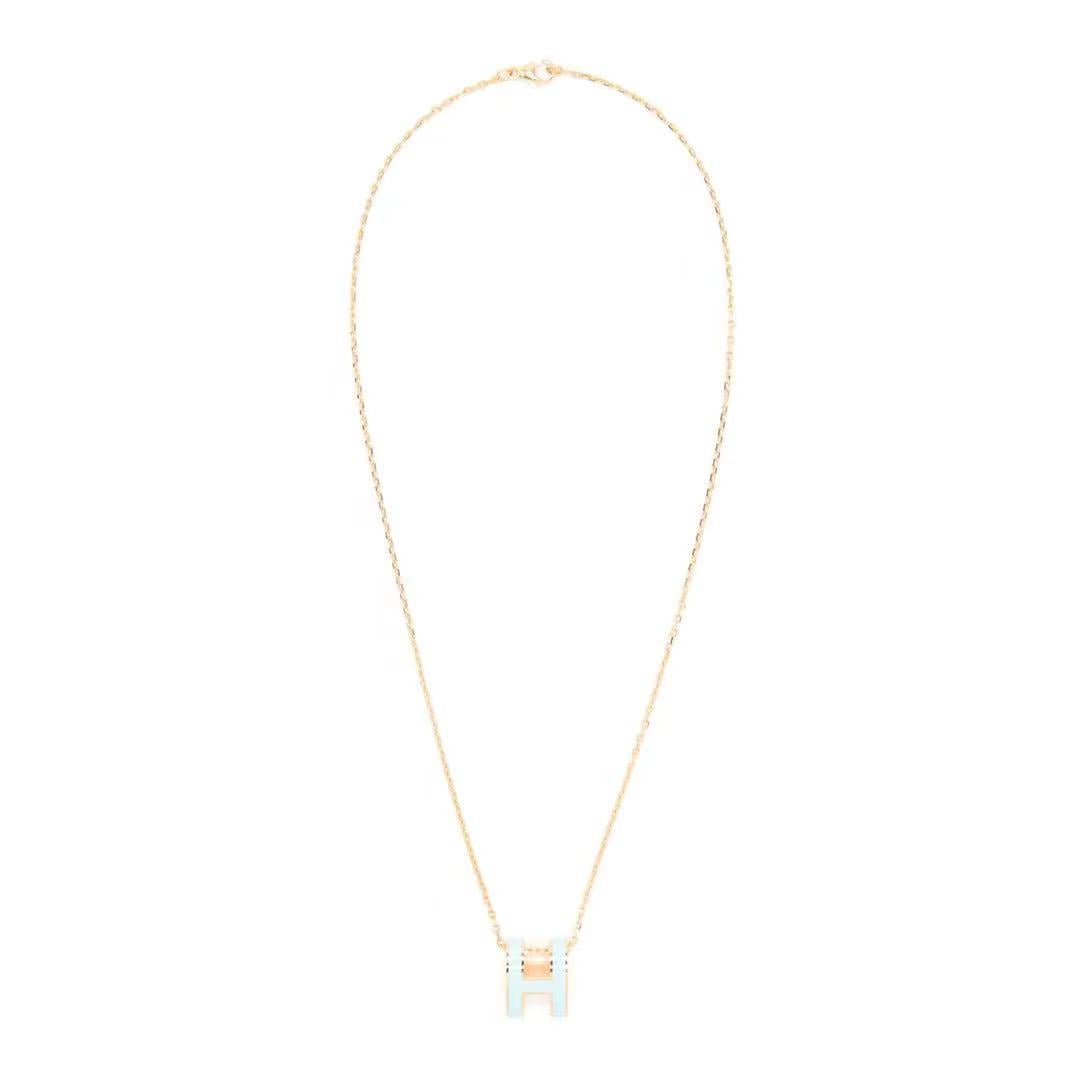 HERMES POP H PENDANT BLUE ZEPHYR RGHW