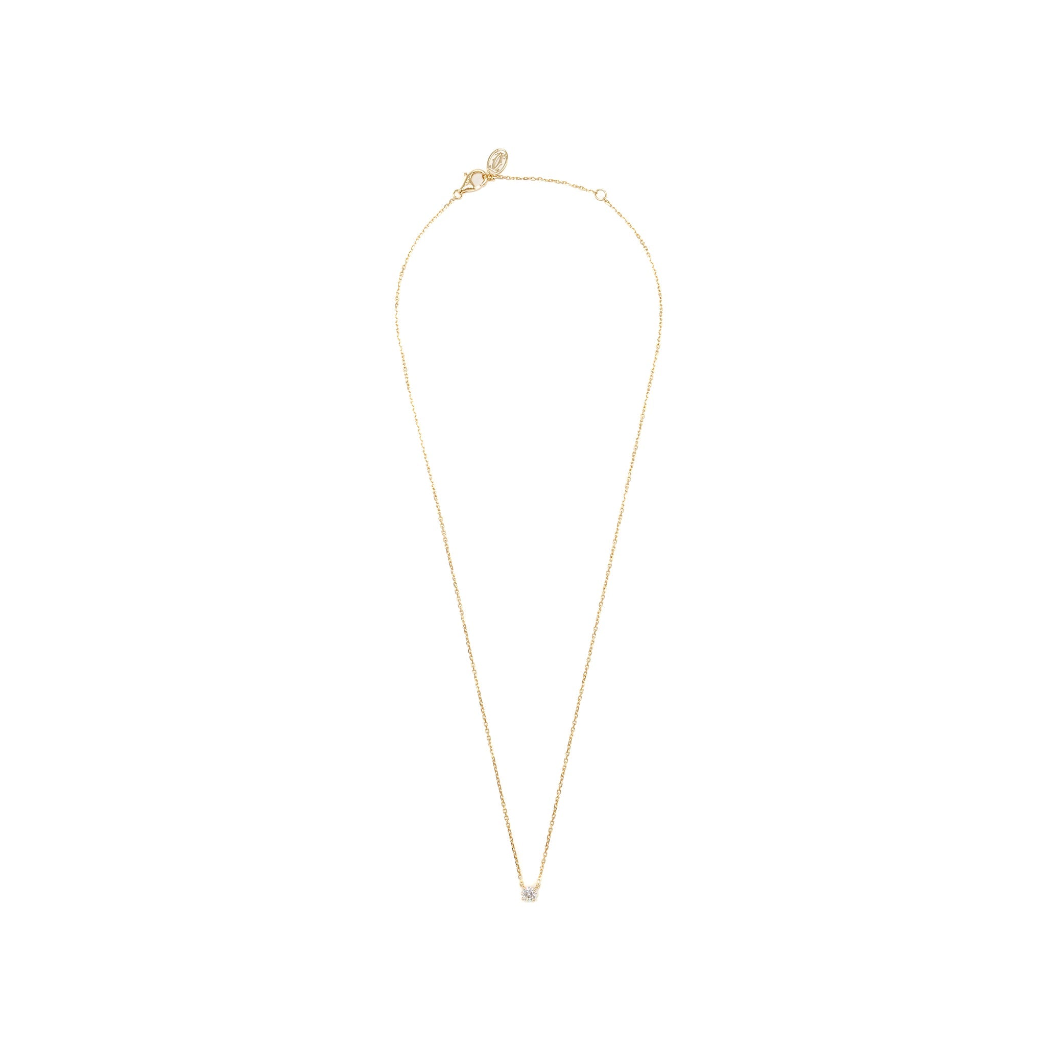 CARTIER 1895 NECKLACE YELLOW GOLD, DIAMOND