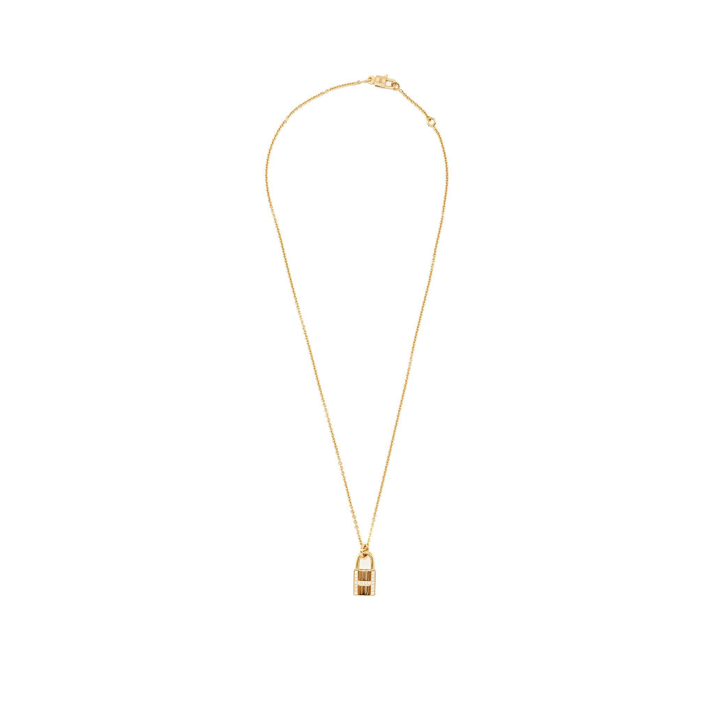 HERMES AMULETTES CADENAS PENDANT ROSE GOLD, DIAMONDS