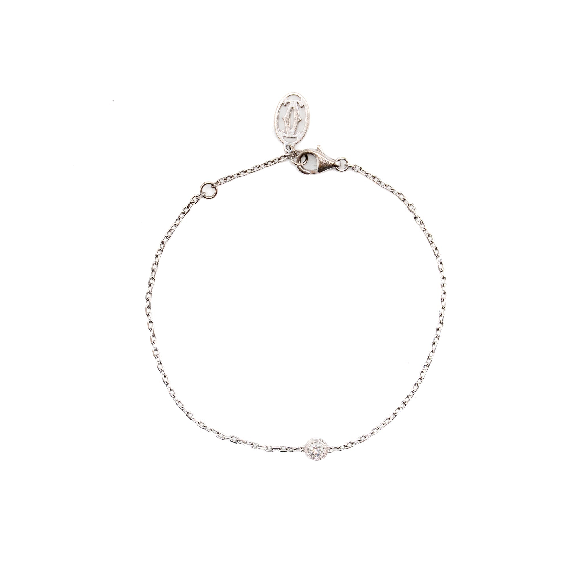 CARTIER D’AMOUR BRACELET WHITE GOLD WITH DIAMOND
