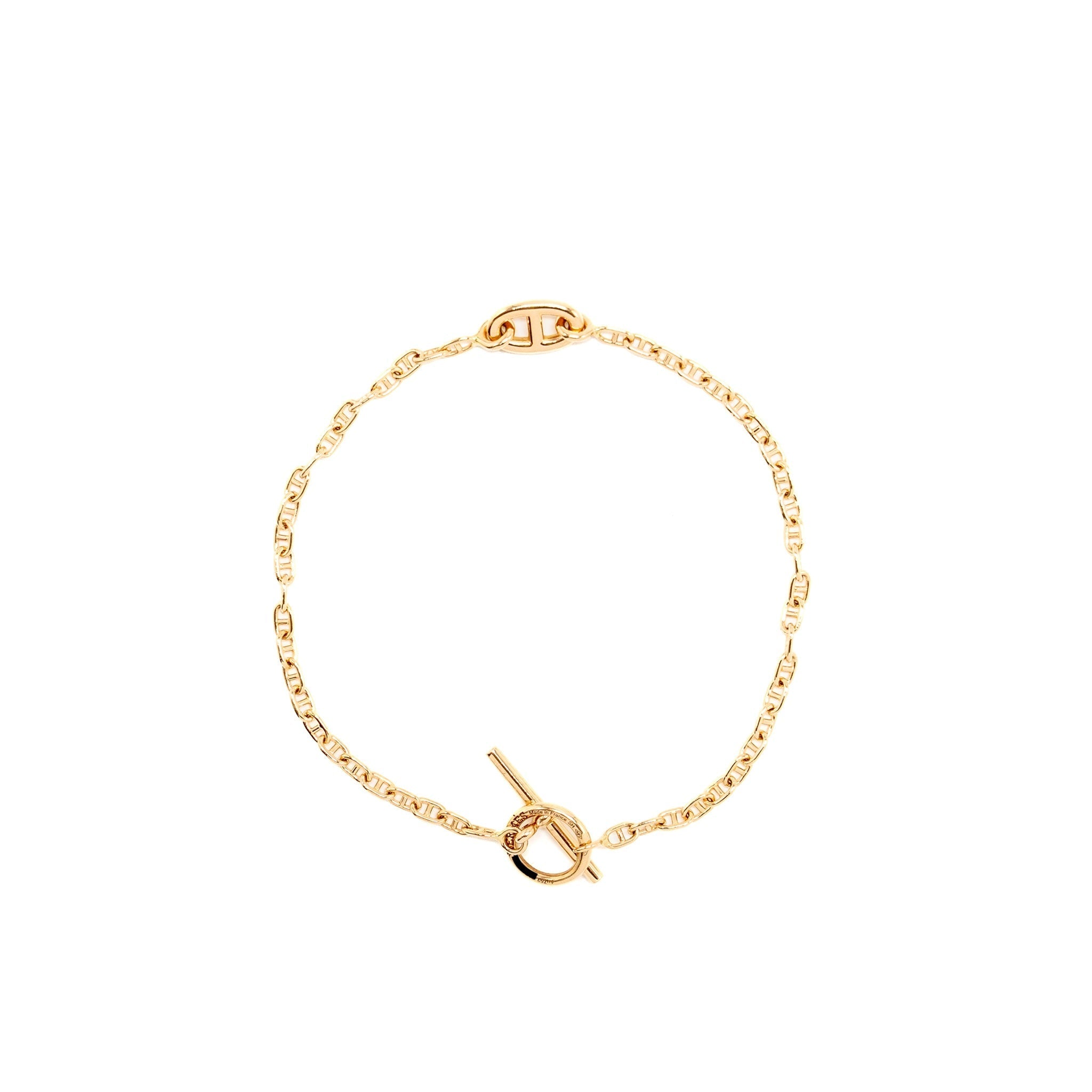 HERMES FARANDOLE BRACELET ROSE GOLD