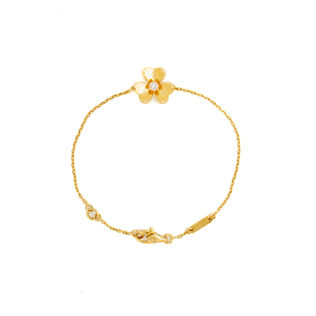 VAN CLEEF & ARPELS FRIVOLE BRACELET YELLOW GOLD/DIAMOND