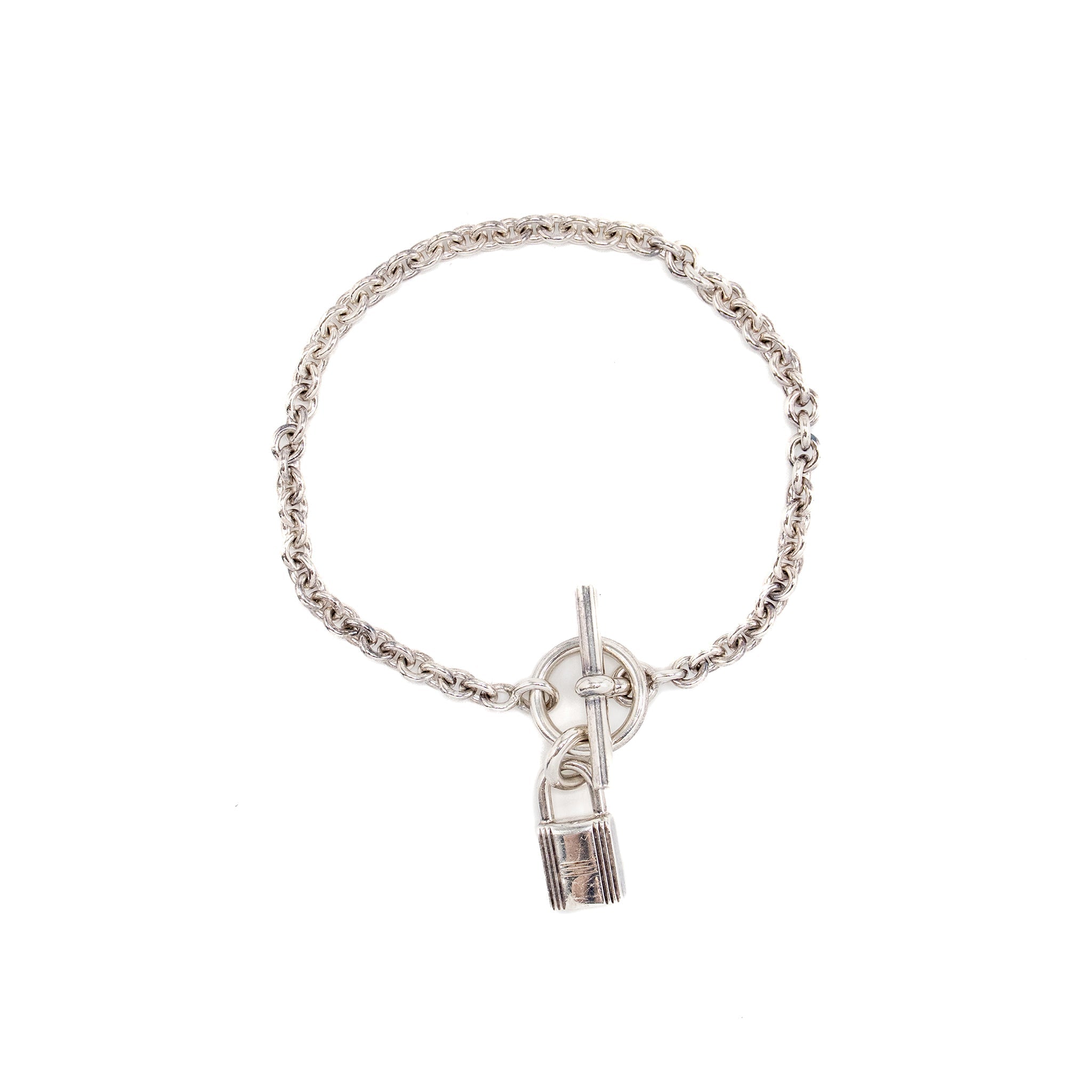 HERMES KELLY CADENAS BRACELET STERLING SILVER