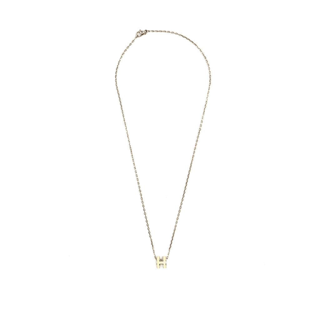 HERMES MINI POP H PENDANT BLANC SHW