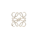 LOEWE ANAGRAM BROOCH SILVER TONE