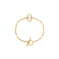 HERMES CHAINE D’ANCRE CONTOUR BRACELET ROSE GOLD DIAMONDS