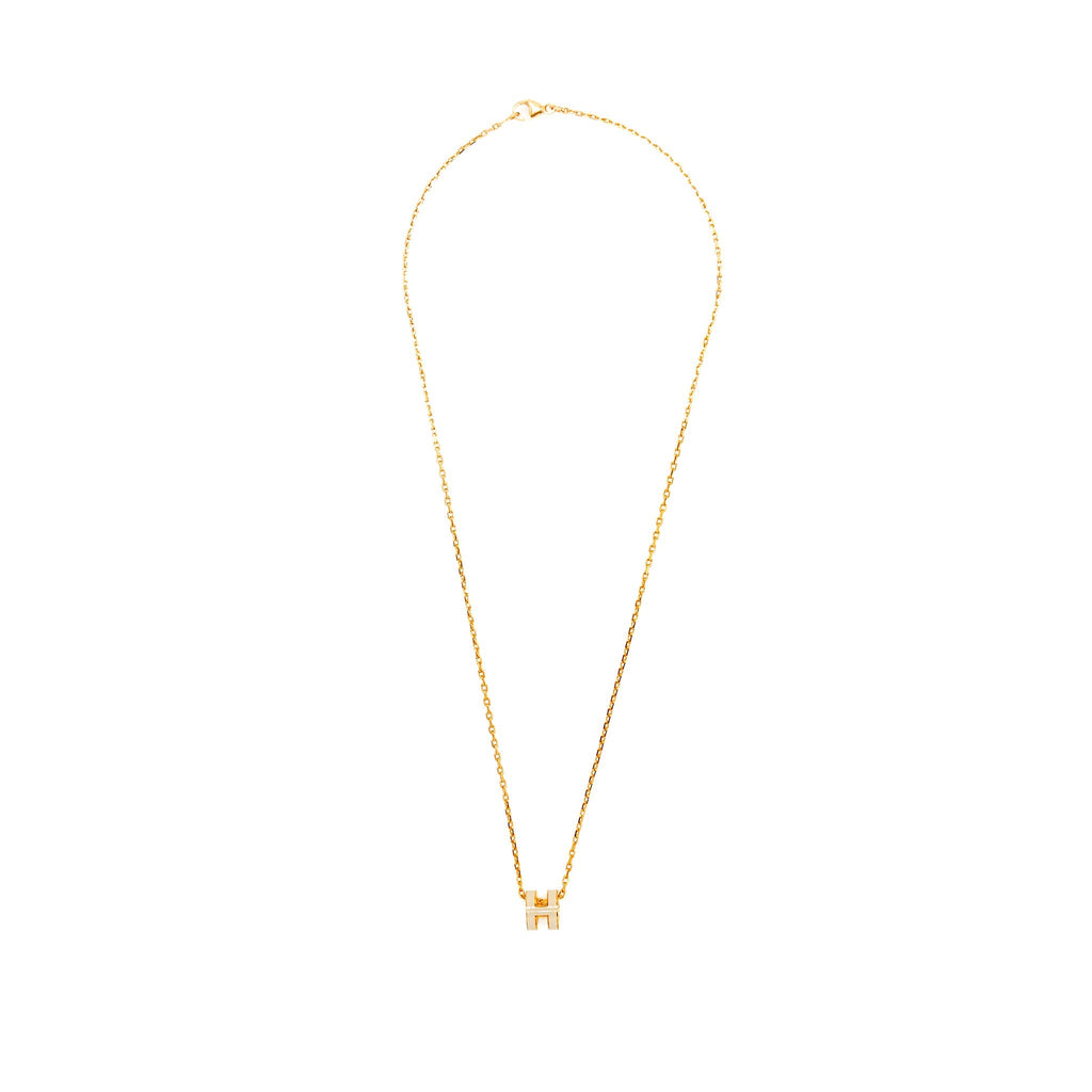 HERMES MINI POP H PENDANT MARRON GLACE RGHW