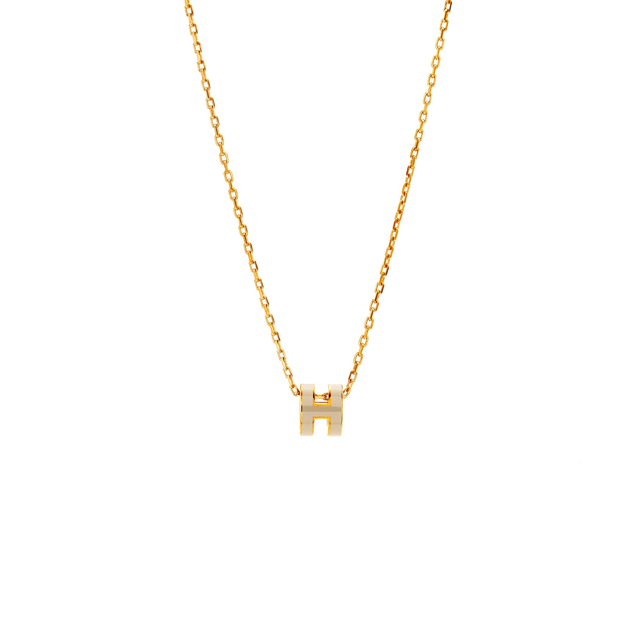 HERMES MINI POP H PENDANT MARRON GLACE RGHW