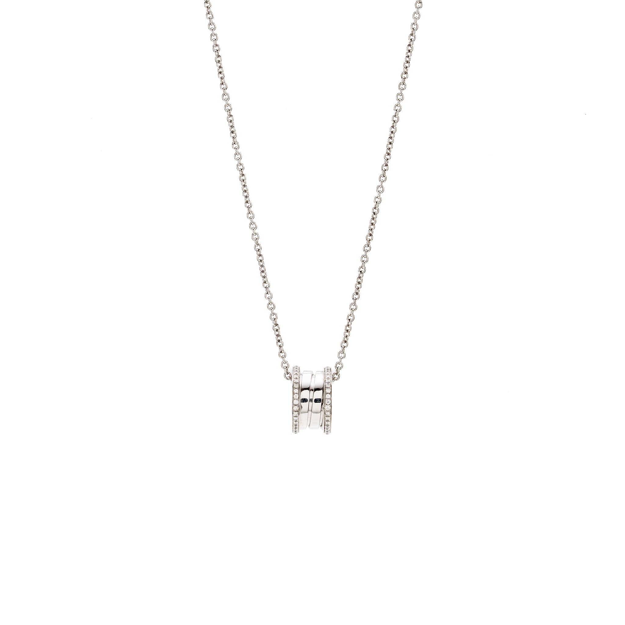 BVLGARI B.ZERO1 NECKLACE WHITE GOLD, DIAMONDS
