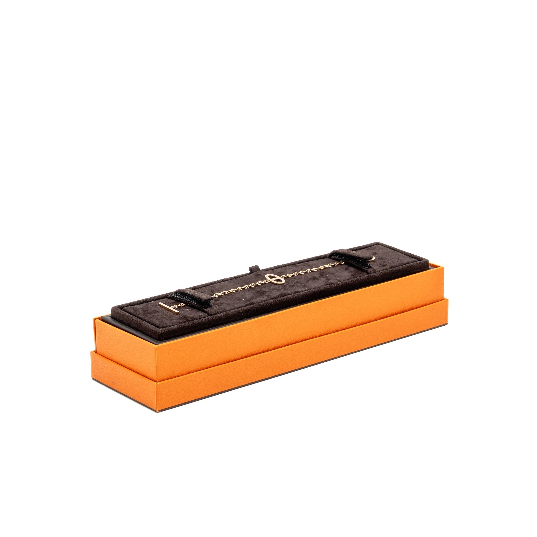 HERMES CHAINE D’ANCRE CONTOUR BRACELET ROSE GOLD DIAMONDS