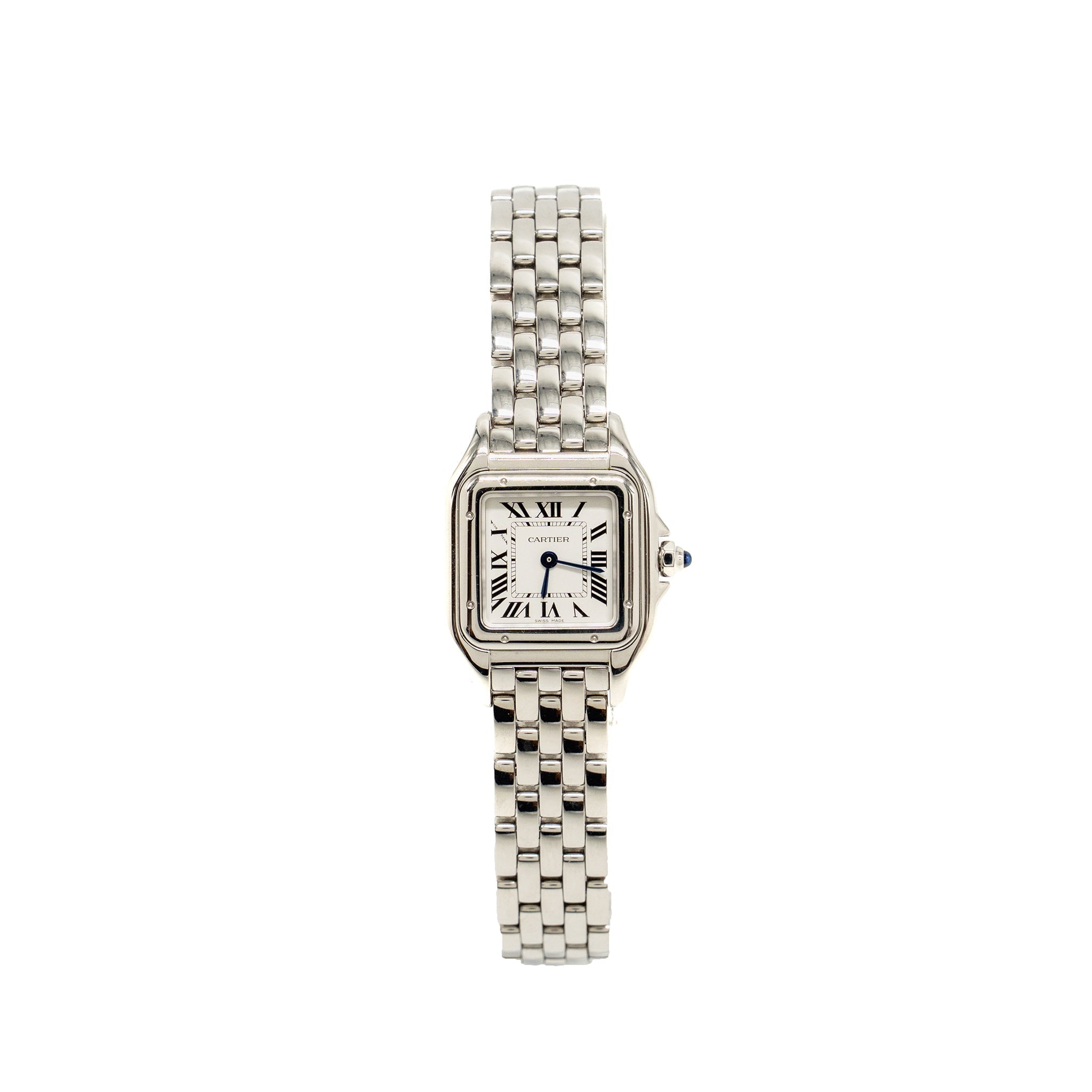CARTIER PANTHERE DE CARTIER WATCH STEEL CASE AND BRACELET, QUARTZ MOVEMENT, MODEL: WSPN0013