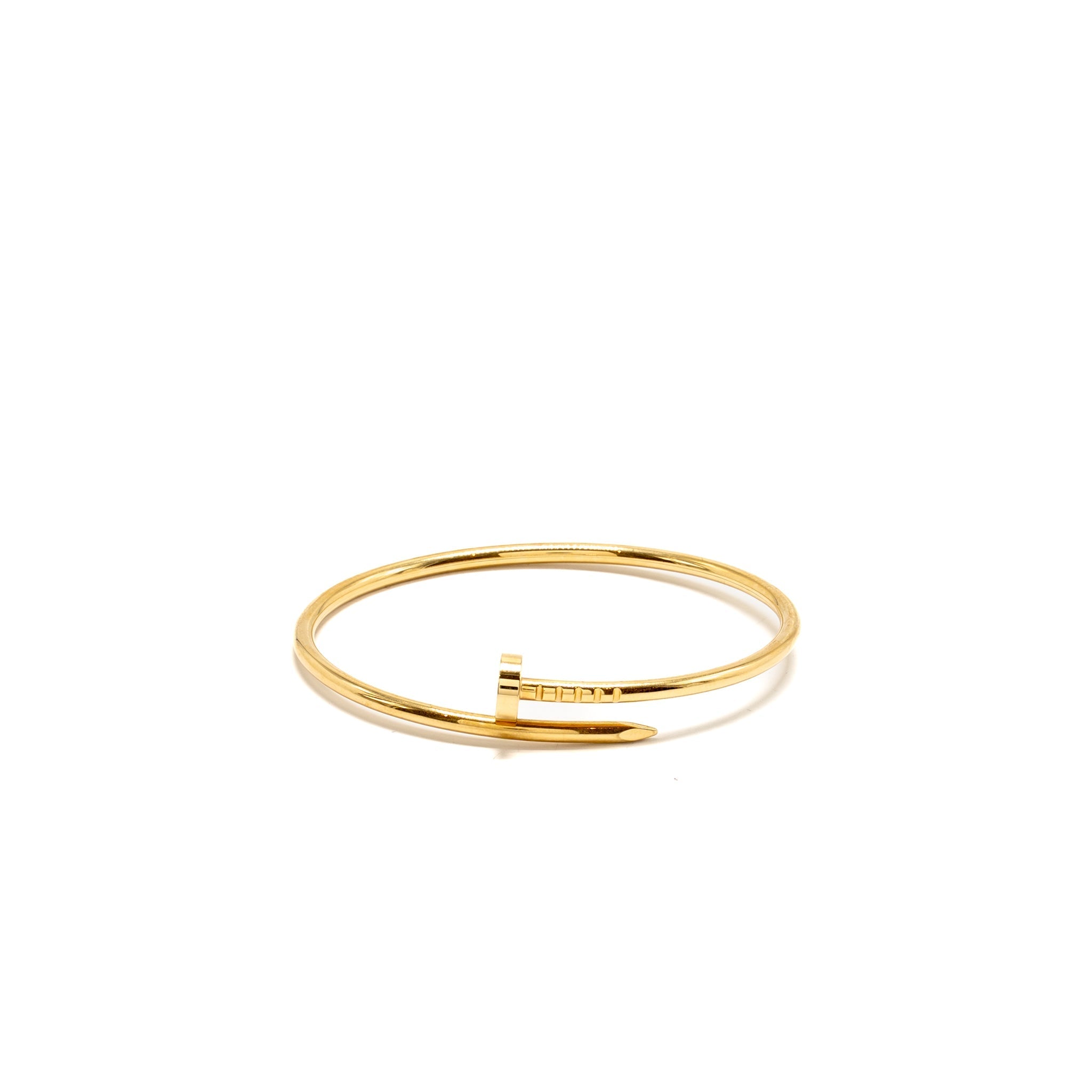 CARTIER JUSTE UN CLOU BRACELET YELLOW GOLD