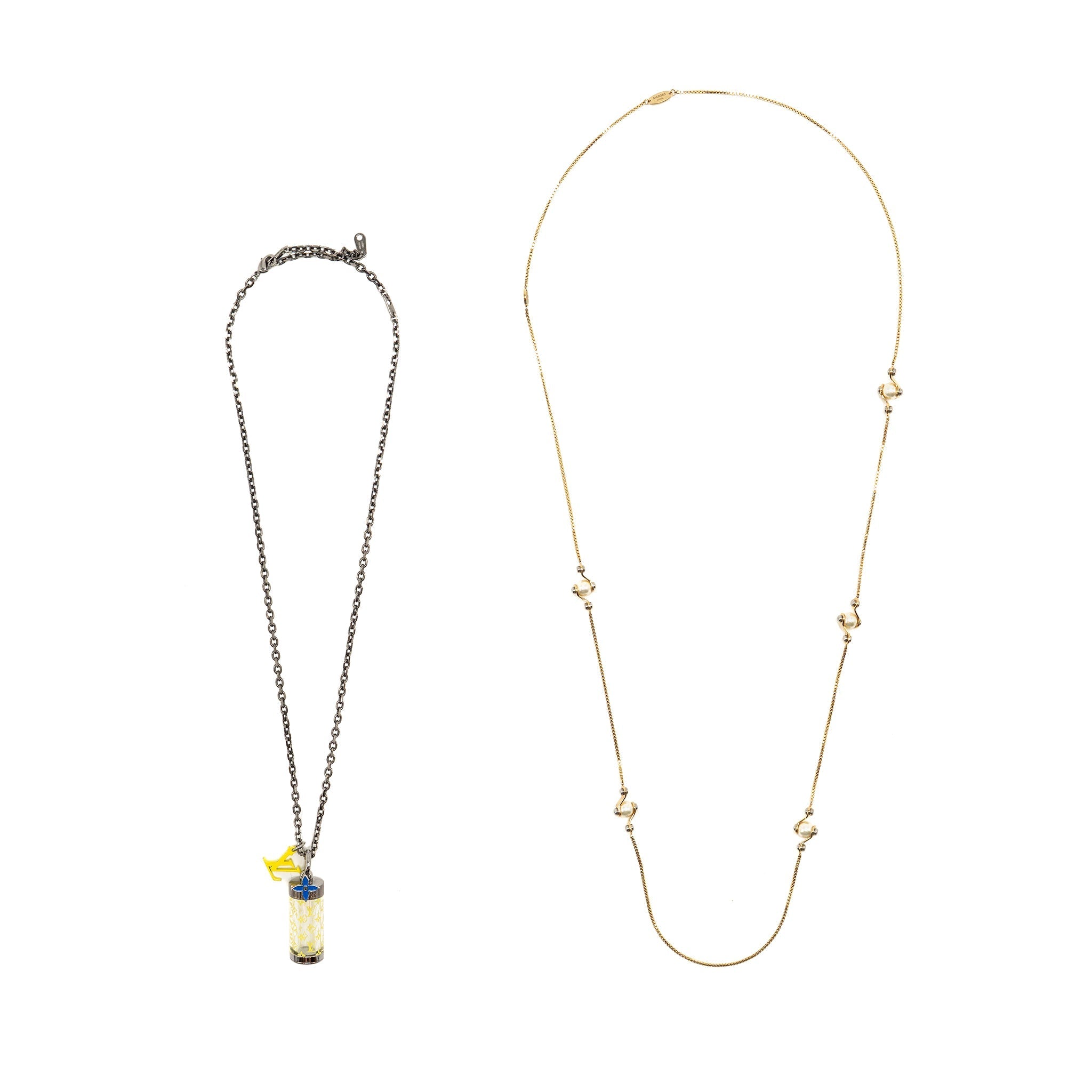 LOUIS VUITTON 2-NECKLACE SET