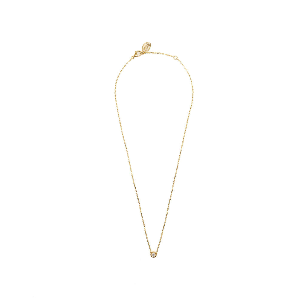 CARTIER D’AMOUR NECKLACE LARGE MODEL YELLOW GOLD, DIAMOND