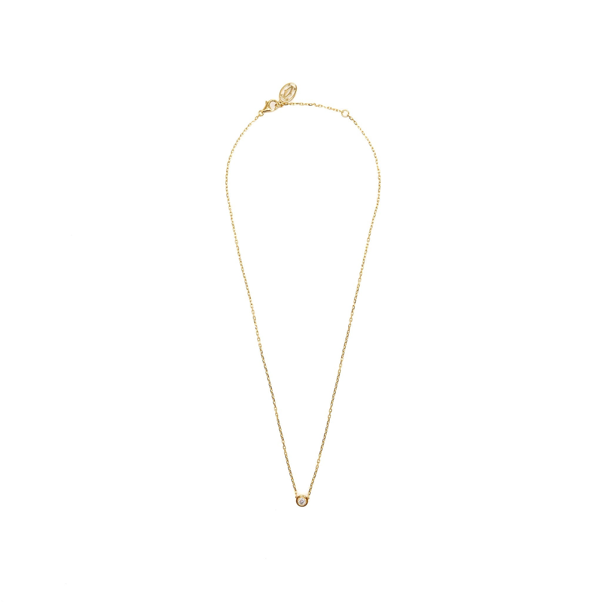CARTIER D’AMOUR NECKLACE LARGE MODEL YELLOW GOLD, DIAMOND