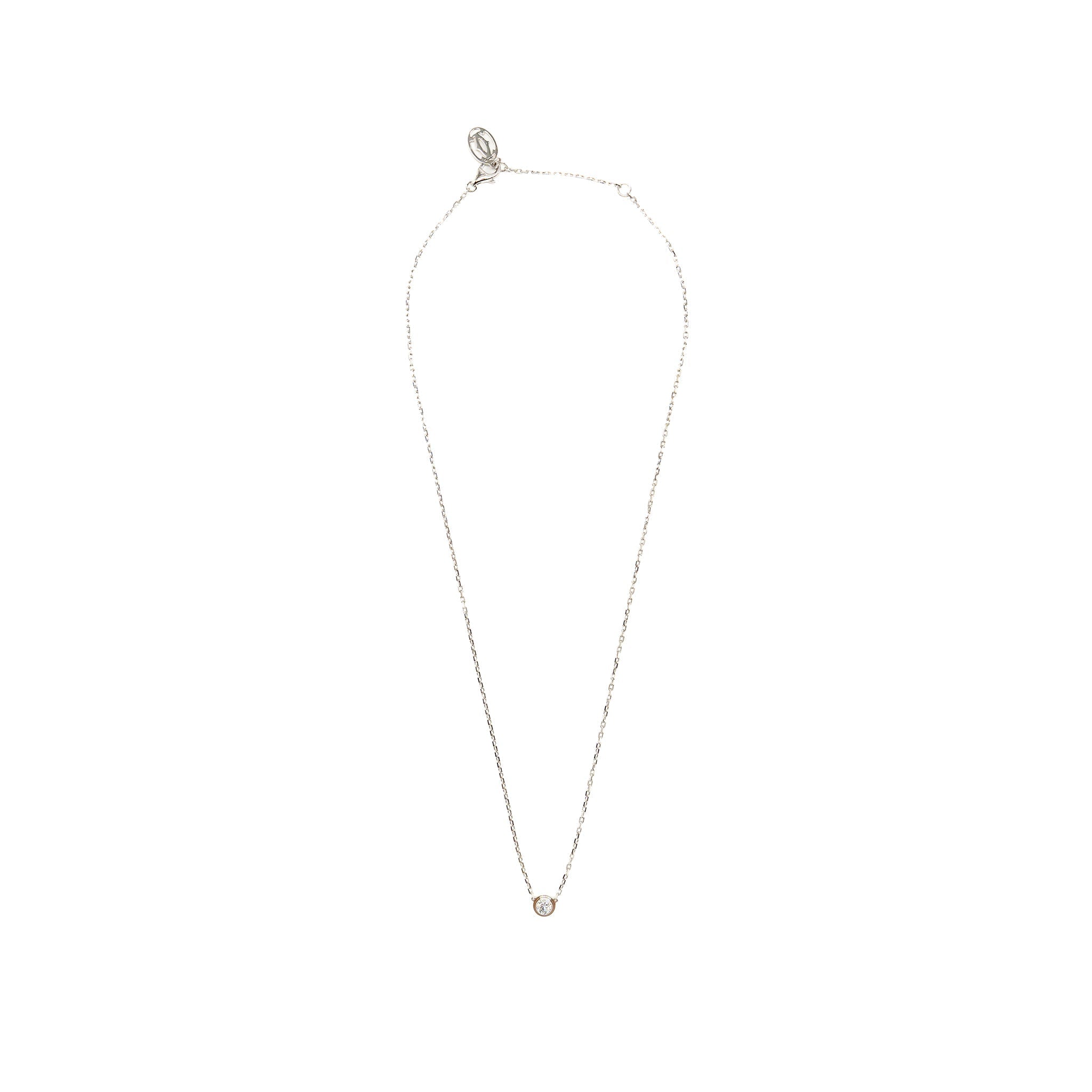 CARTIER D’AMOUR NECKLACE LARGE MODEL WHITE GOLD, DIAMOND