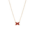 CHAUMET JEUX DE LIENS PENDANT ROSE GOLD, CARNELIAN