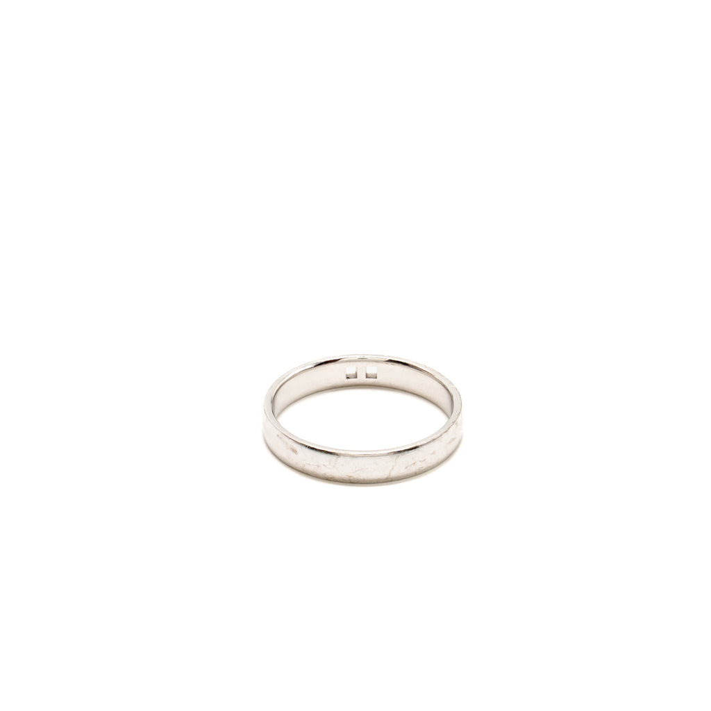 HERMES EVER HERAKLES WEDDING BAND WHITE GOLD, DIAMONDS