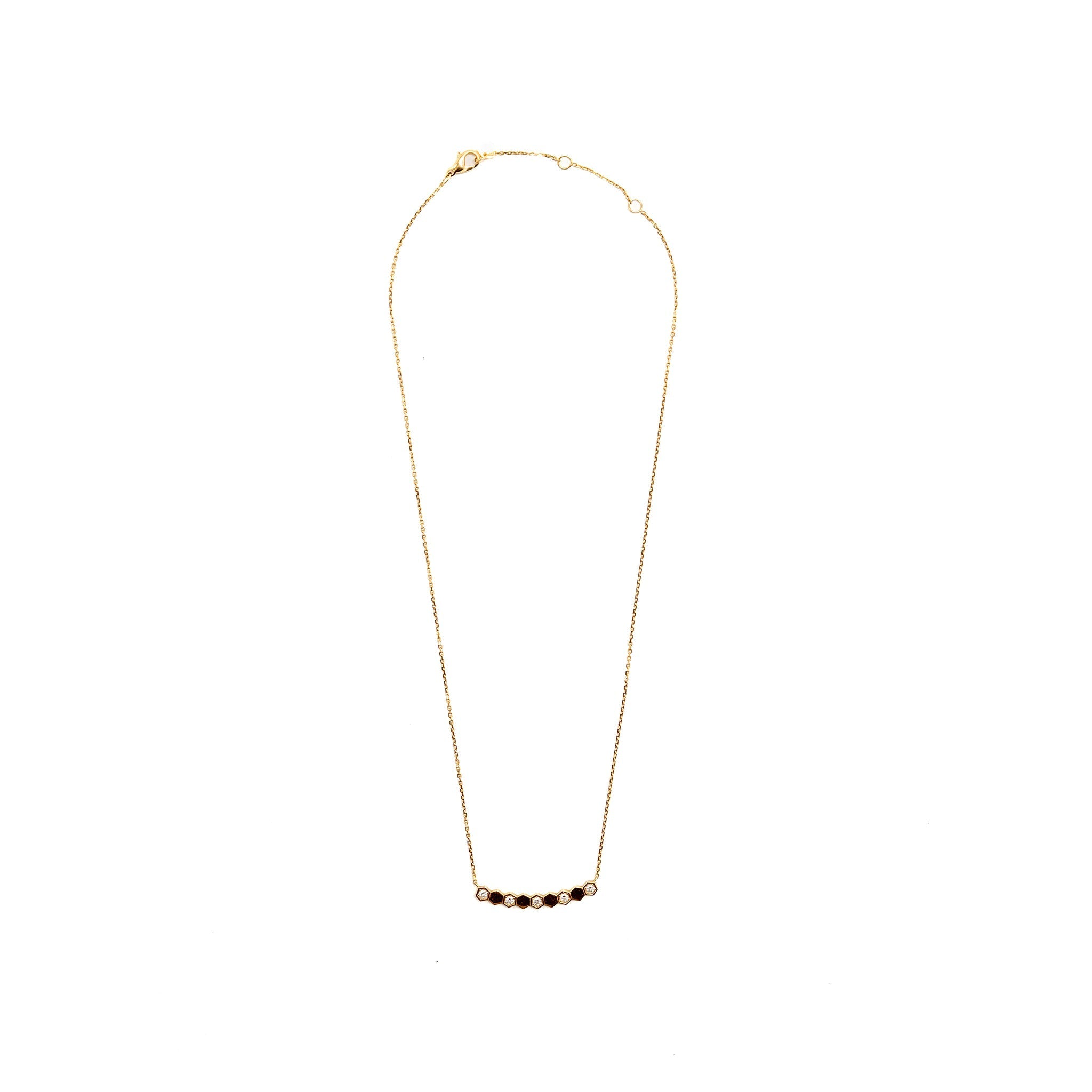 CHAUMET BEE MY LOVE PENDANT 9 PATTERNS ROSE GOLD WITH DIAMONDS