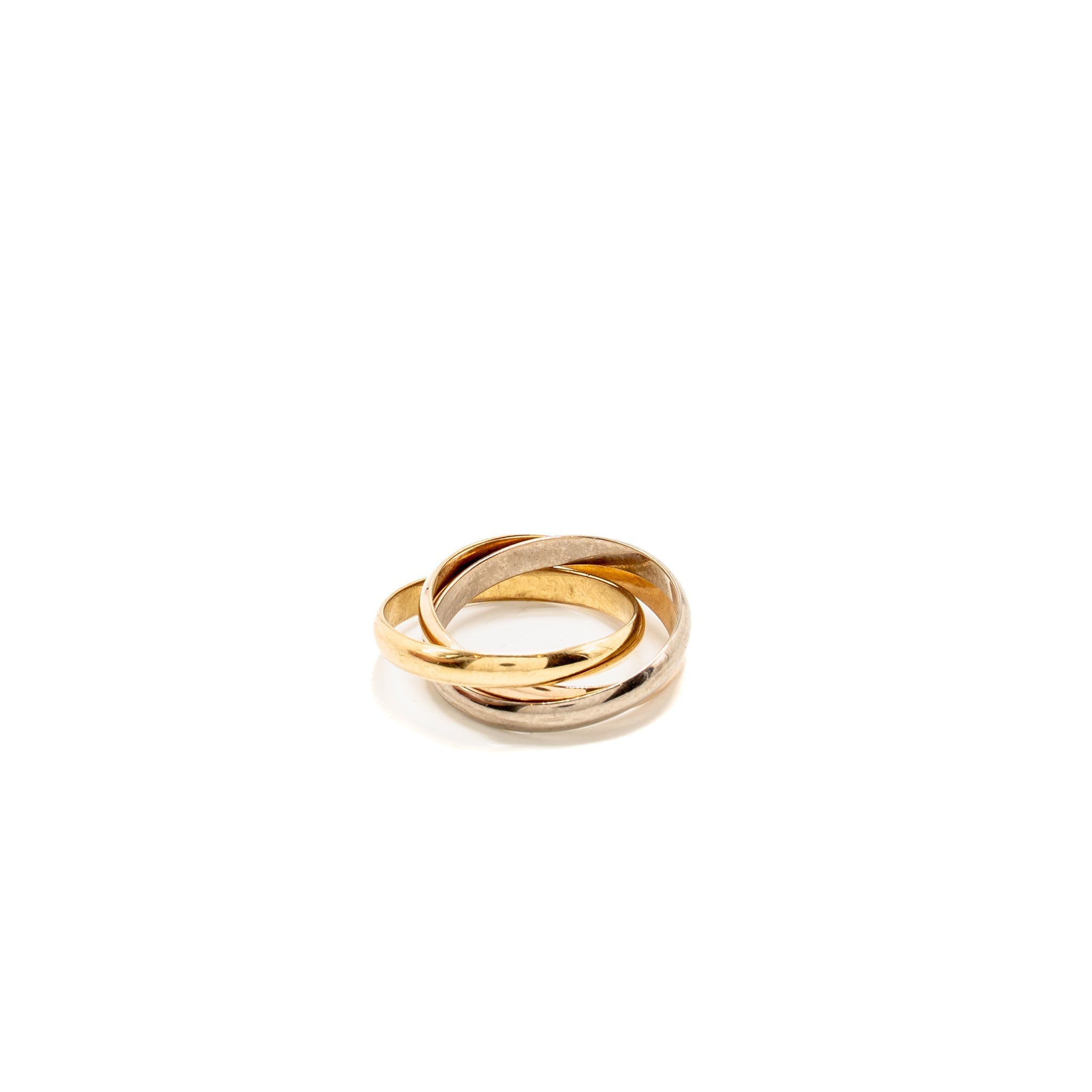 CARTIER TRINITY RING YELLOW GOLD, WHITE GOLD, ROSE GOLD