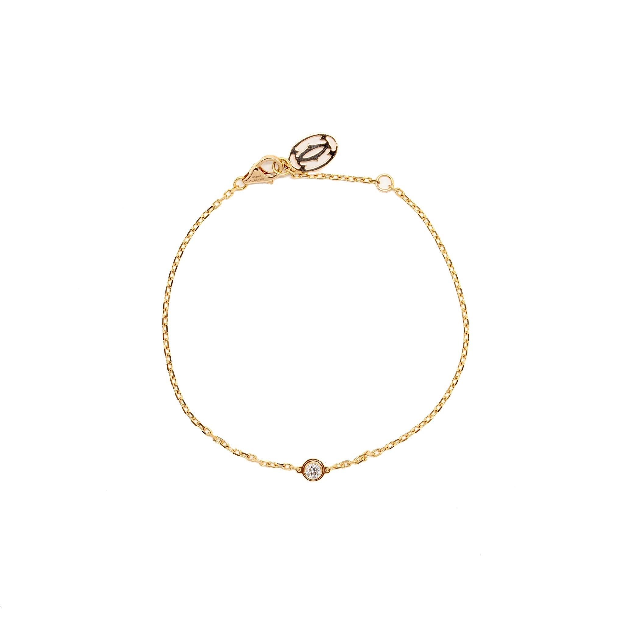 CARTIER D’AMOUR BRACELET ROSE GOLD, DIAMOND