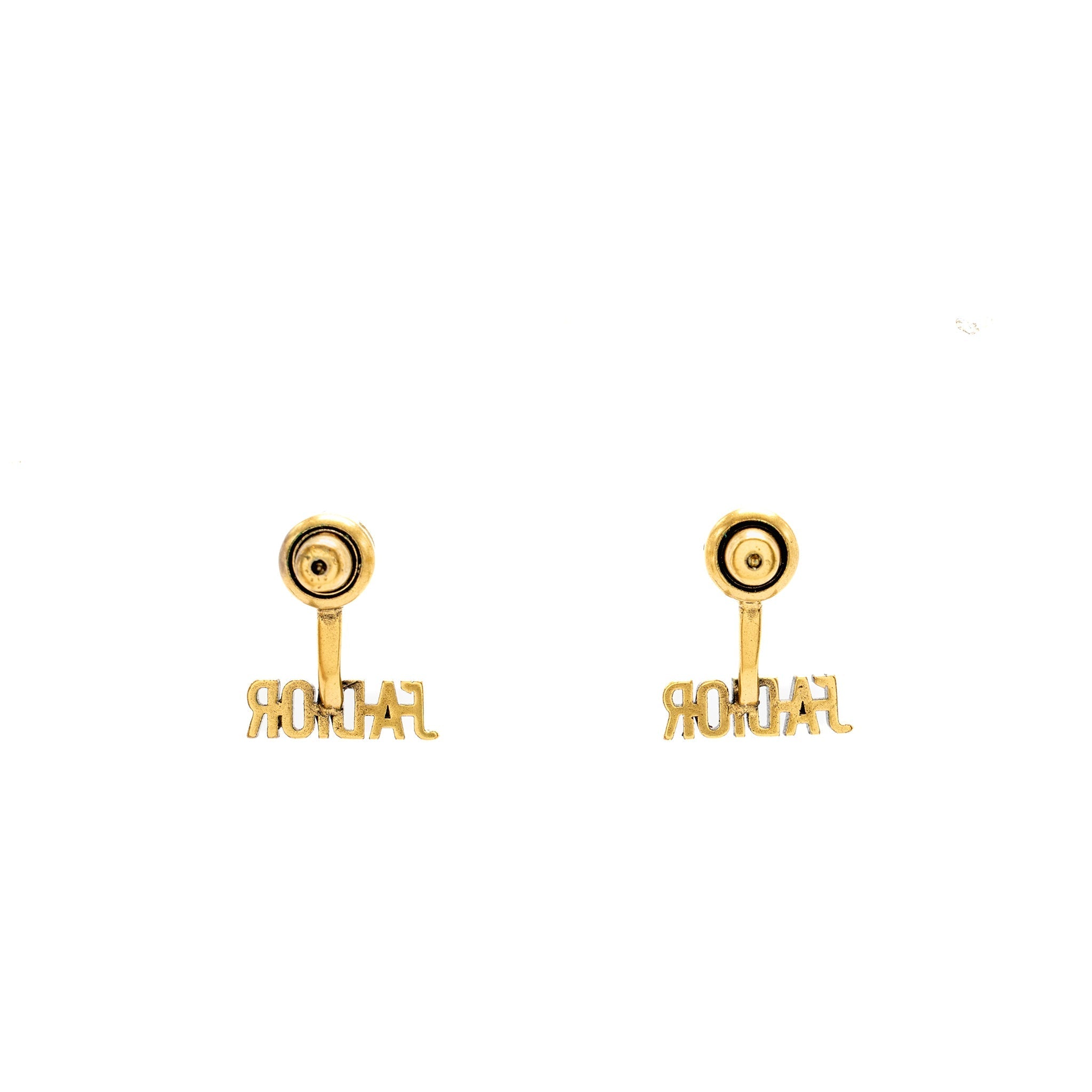 DIOR J’ADIOR STAR STUD EARRINGS PEARL GHW