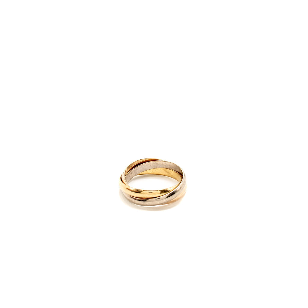 CARTIER TRINITY RING YELLOW GOLD, WHITE GOLD, ROSE GOLD