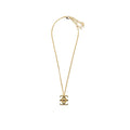 CHANEL 26A INTERLOCKING CC PENDANT NECKLACE GHW