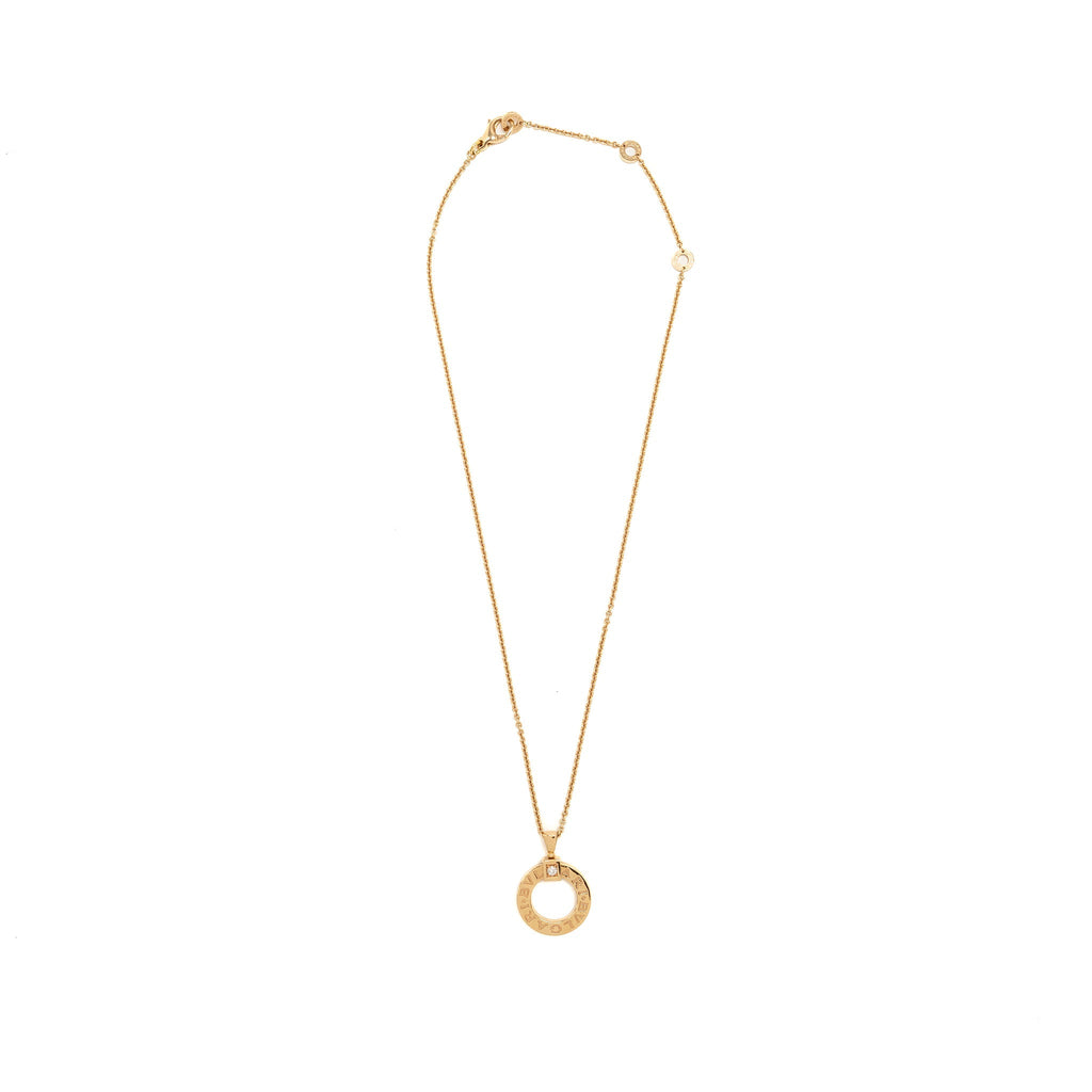 BVLGARI BVLGARI NECKLACE ROSE GOLD DIAMOND