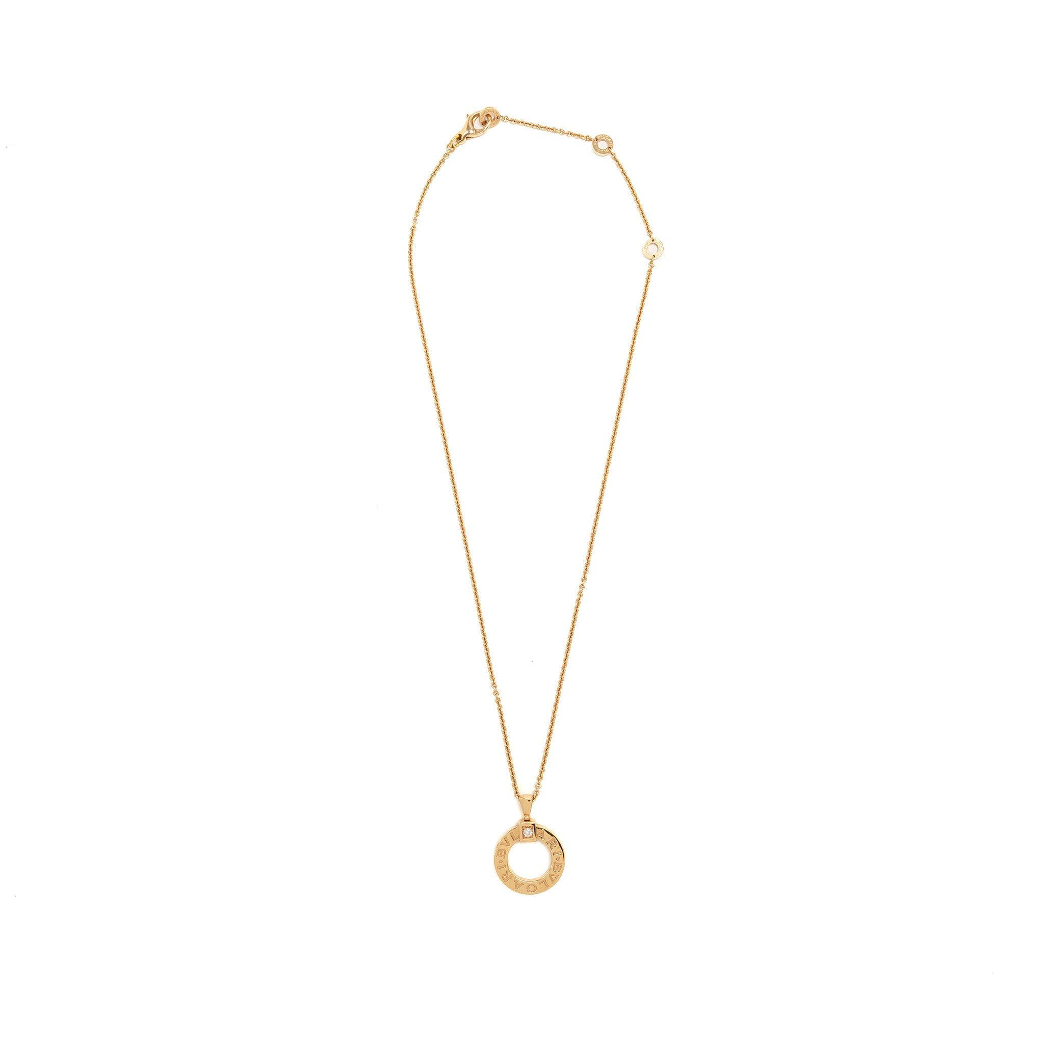 BVLGARI BVLGARI NECKLACE ROSE GOLD DIAMOND