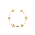 VAN CLEEF & ARPELS SWEET ALHAMBRA BRACELET, 6 MOTIFS ROSE GOLD