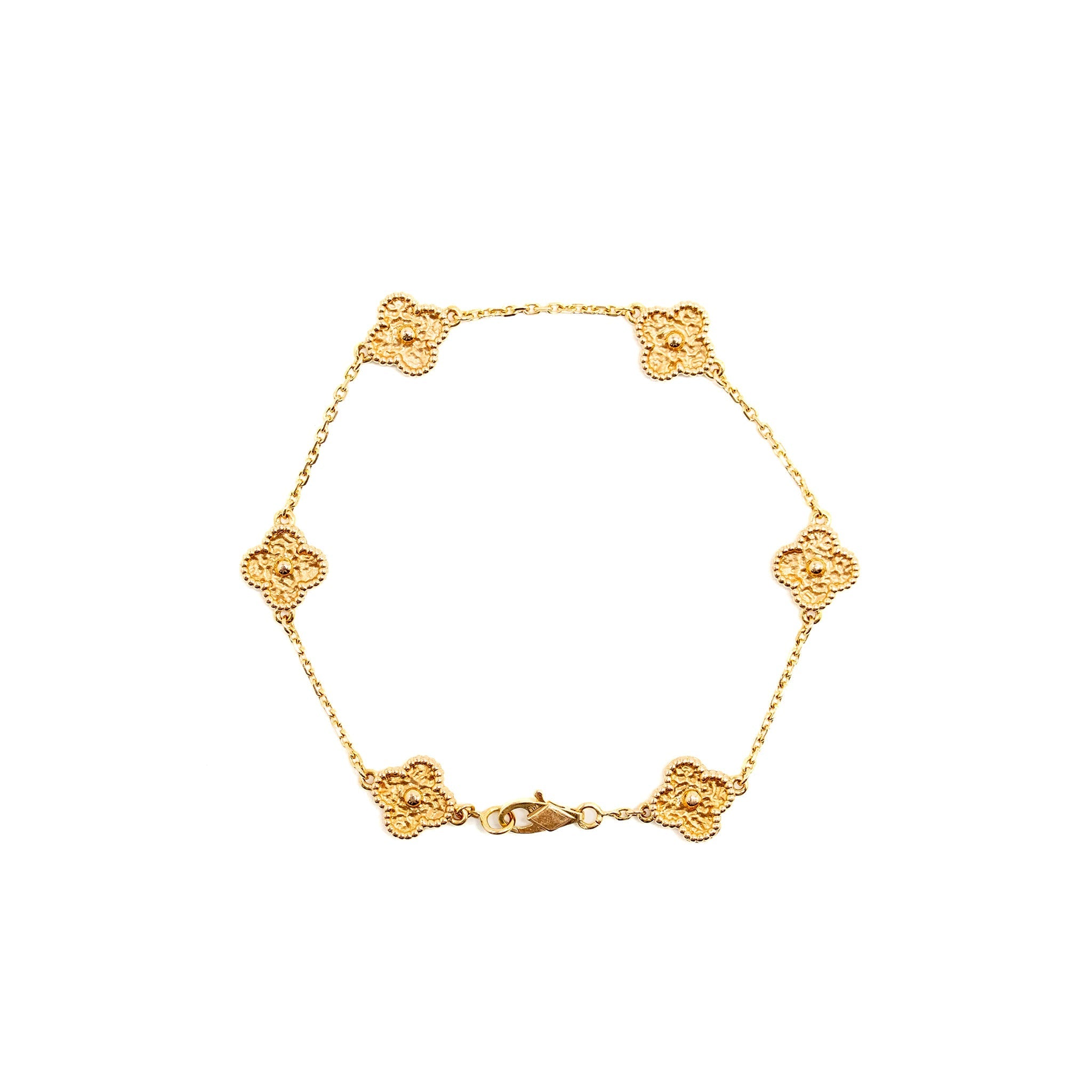 VAN CLEEF & ARPELS SWEET ALHAMBRA BRACELET, 6 MOTIFS ROSE GOLD