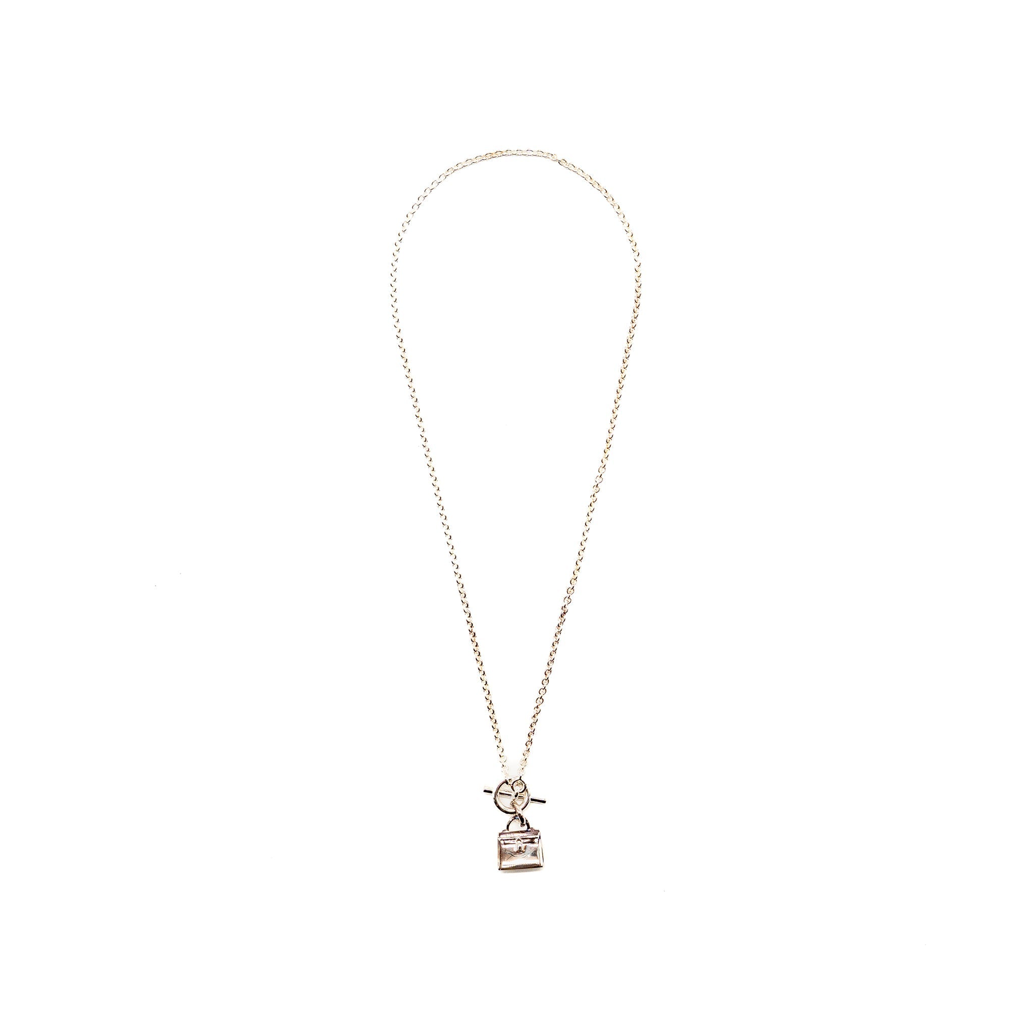 HERMES AMULETTES KELLY PENDANT STERLING SILVER