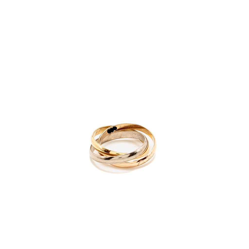 CARTIER TRINITY RING YELLOW GOLD, WHITE GOLD, ROSE GOLD