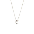 CHANEL COCO NECKLACE QUILTED MOTIF, 18K WHITE GOLD, DIAMONDS