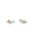 CHAUMET JOSEPHINE RONDE D’AIGRETTES EARRINGS AQUAMARINE/DIAMOND WHITE GOLD