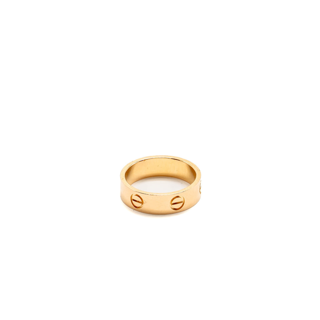 CARTIER LOVE RING CLASSIC MODEL ROSE GOLD