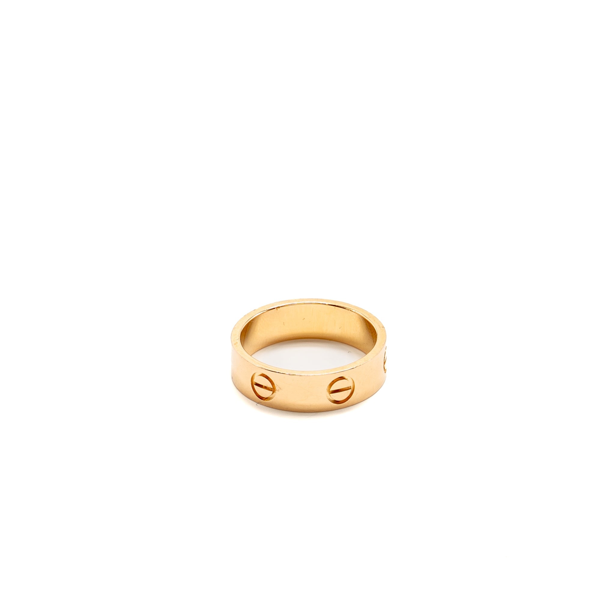 CARTIER LOVE RING CLASSIC MODEL ROSE GOLD