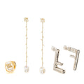 FENDI EARRINGS (2 PAIRS) & RING SET